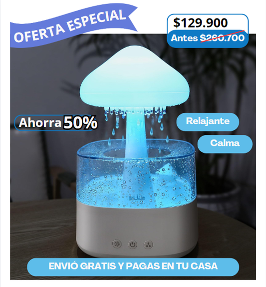 Humidificador RainCloud® Sonidos de lluvia💦