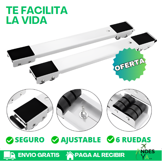 🚨2X1 OFERTA🚨 SafeMove Support® Soporte para muebles y electrodomésticos